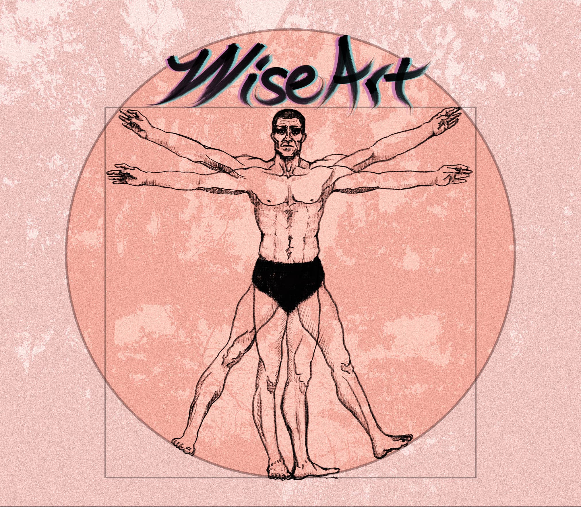 WiseArt Vitruvian Man