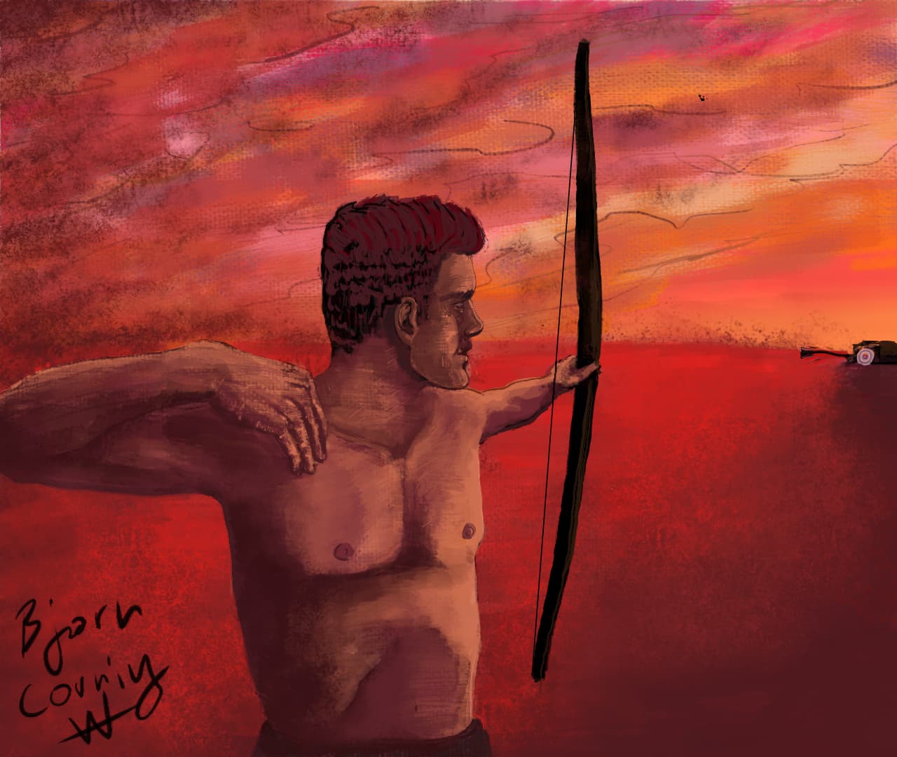 Arrow Release - Sunset